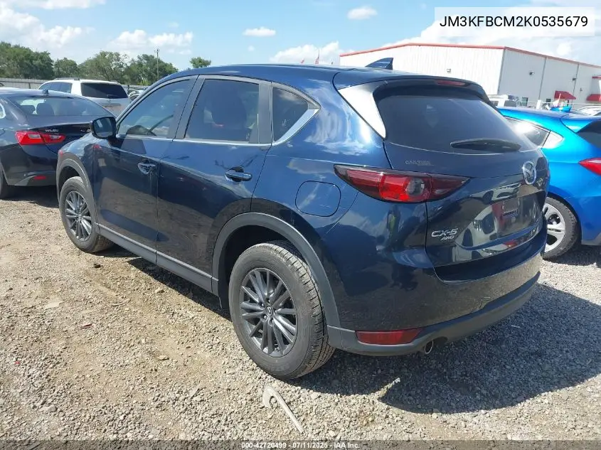 2019 Mazda Cx-5 Touring VIN: JM3KFBCM2K0535679 Lot: 42720499