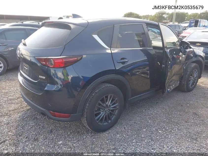 2019 Mazda Cx-5 Touring VIN: JM3KFBCM2K0535679 Lot: 42720499