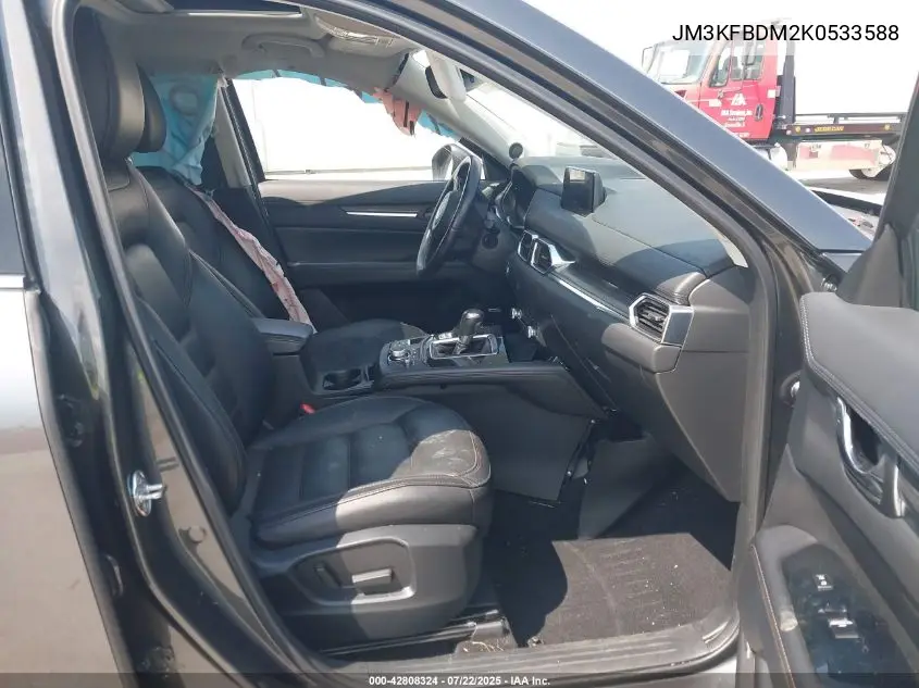 2019 Mazda Cx-5 Grand Touring VIN: JM3KFBDM2K0533588 Lot: 42808324