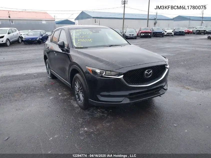 2020 Mazda Cx-5 VIN: JM3KFBCM6L1780075 Lot: 12294774
