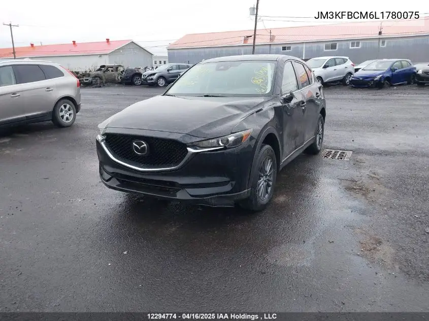 2020 Mazda Cx-5 VIN: JM3KFBCM6L1780075 Lot: 12294774