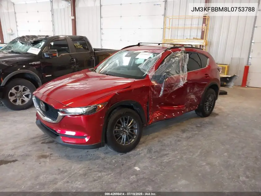 2020 Mazda Cx-5 Sport VIN: JM3KFBBM8L0753788 Lot: 42698414