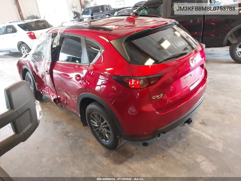 2020 Mazda Cx-5 Sport VIN: JM3KFBBM8L0753788 Lot: 42698414