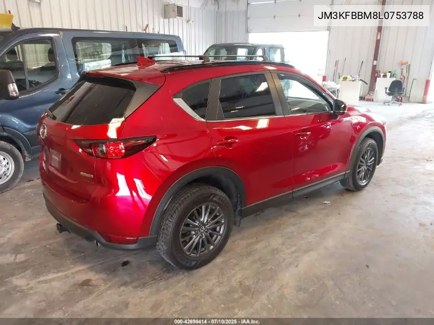 2020 Mazda Cx-5 Sport VIN: JM3KFBBM8L0753788 Lot: 42698414