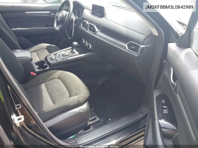 2020 Mazda Cx-5 Sport VIN: JM3KFBBM3L0842989 Lot: 42700948