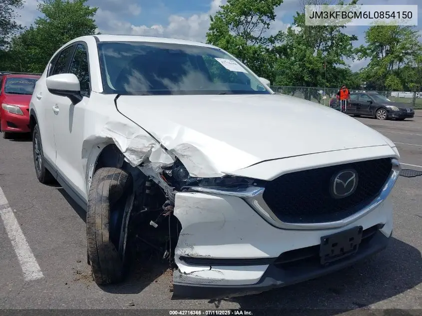 2020 Mazda Cx-5 Touring VIN: JM3KFBCM6L0854150 Lot: 42716366