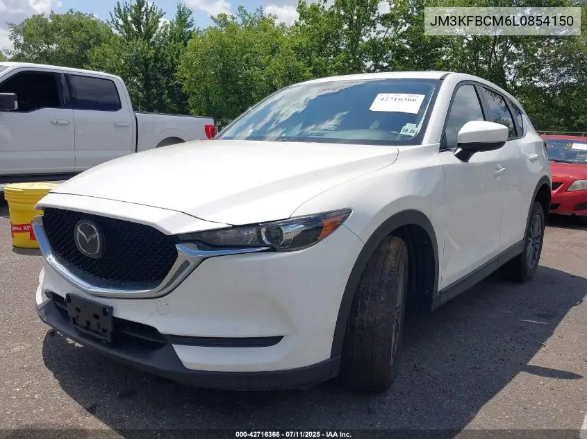 2020 Mazda Cx-5 Touring VIN: JM3KFBCM6L0854150 Lot: 42716366