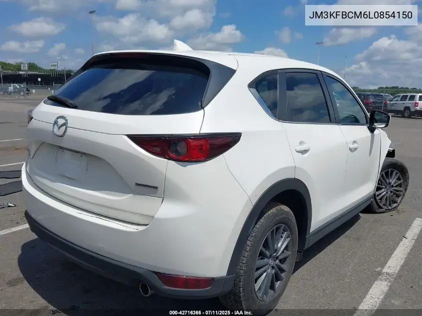 2020 Mazda Cx-5 Touring VIN: JM3KFBCM6L0854150 Lot: 42716366