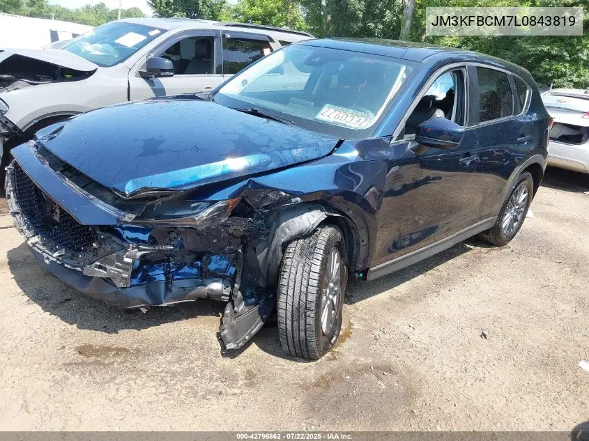 2020 Mazda Cx-5 Touring VIN: JM3KFBCM7L0843819 Lot: 42796862