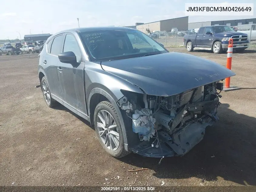 2021 Mazda Cx-5 Touring VIN: JM3KFBCM3M0426649 Lot: 30062591