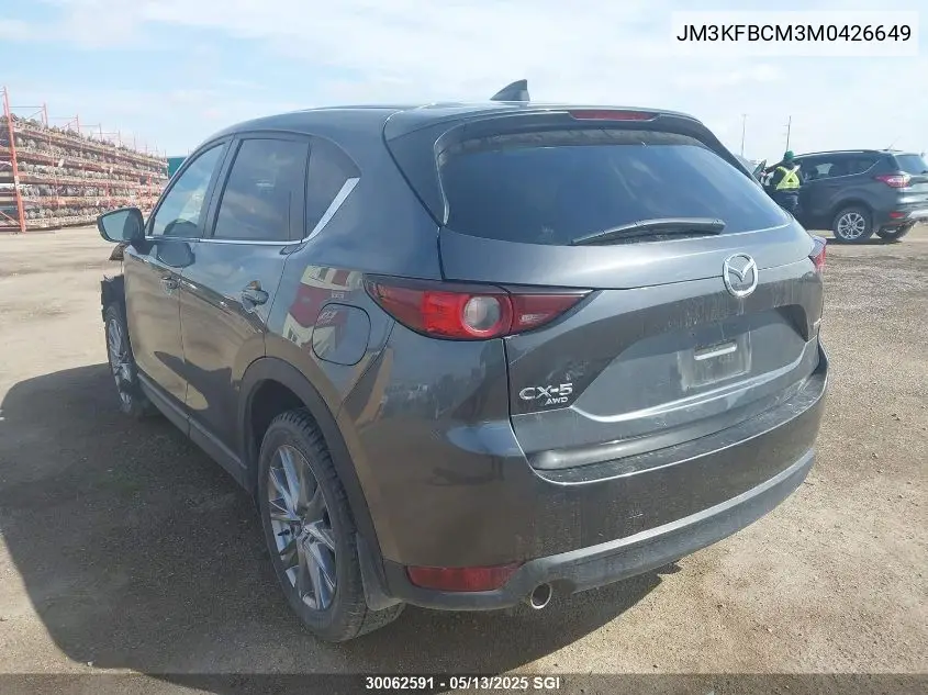 2021 Mazda Cx-5 Touring VIN: JM3KFBCM3M0426649 Lot: 30062591