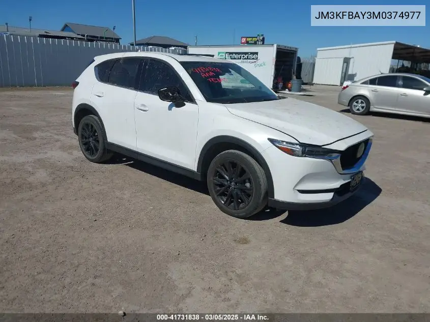 2021 Mazda Cx-5 Grand Touring Reserve VIN: JM3KFBAY3M0374977 Lot: 41731838