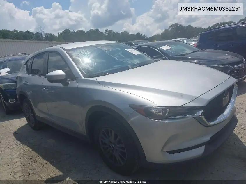 2021 Mazda Cx-5 Touring VIN: JM3KFACM6M0352251 Lot: 42612649
