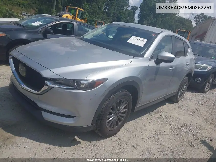 2021 Mazda Cx-5 Touring VIN: JM3KFACM6M0352251 Lot: 42612649