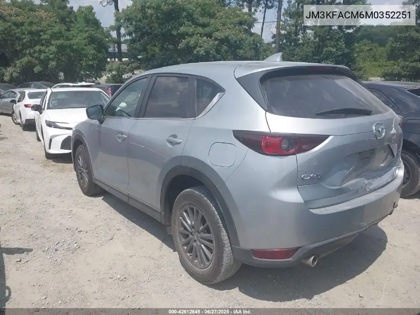 2021 Mazda Cx-5 Touring VIN: JM3KFACM6M0352251 Lot: 42612649