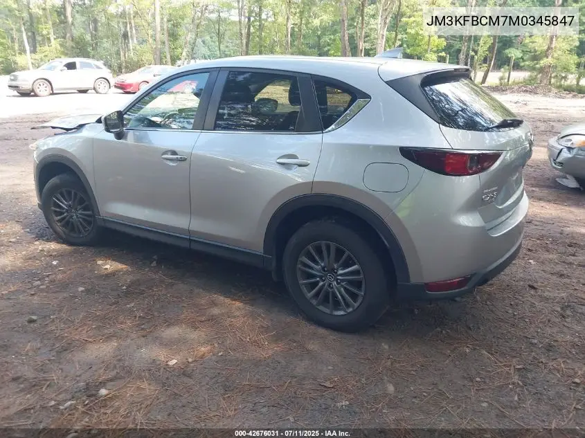 2021 Mazda Cx-5 Touring VIN: JM3KFBCM7M0345847 Lot: 42676031