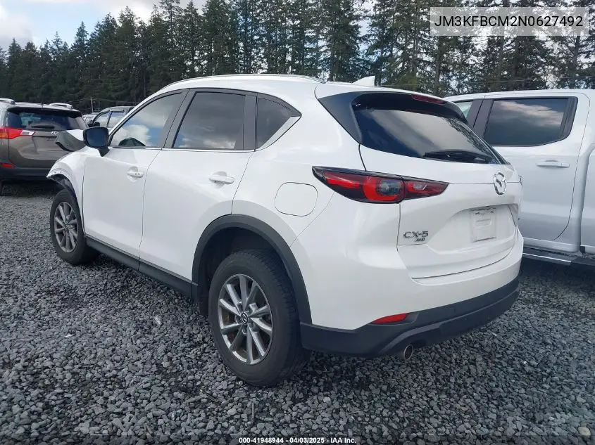 2022 Mazda Cx-5 2.5 S Preferred VIN: JM3KFBCM2N0627492 Lot: 41948944