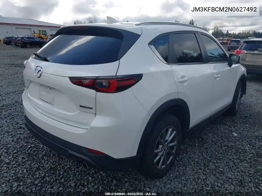 2022 Mazda Cx-5 2.5 S Preferred VIN: JM3KFBCM2N0627492 Lot: 41948944
