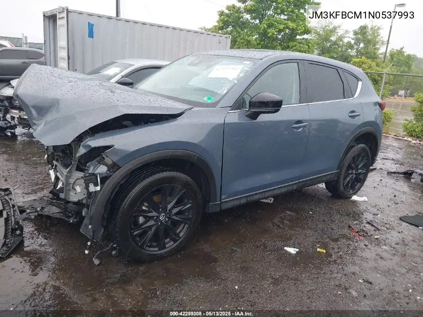2022 Mazda Cx-5 2.5 S Carbon Edition VIN: JM3KFBCM1N0537993 Lot: 42259308