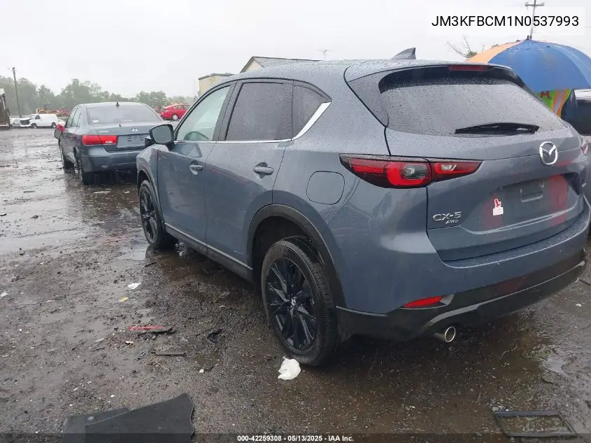 2022 Mazda Cx-5 2.5 S Carbon Edition VIN: JM3KFBCM1N0537993 Lot: 42259308
