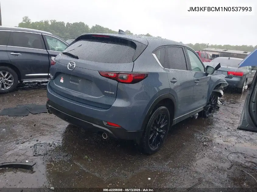 2022 Mazda Cx-5 2.5 S Carbon Edition VIN: JM3KFBCM1N0537993 Lot: 42259308