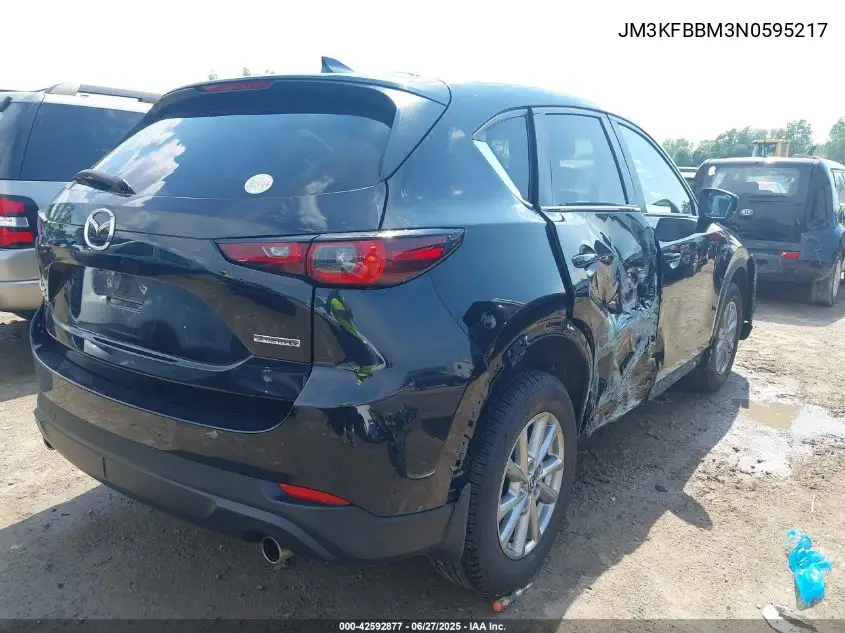 2022 Mazda Cx-5 2.5 S Select VIN: JM3KFBBM3N0595217 Lot: 42592877