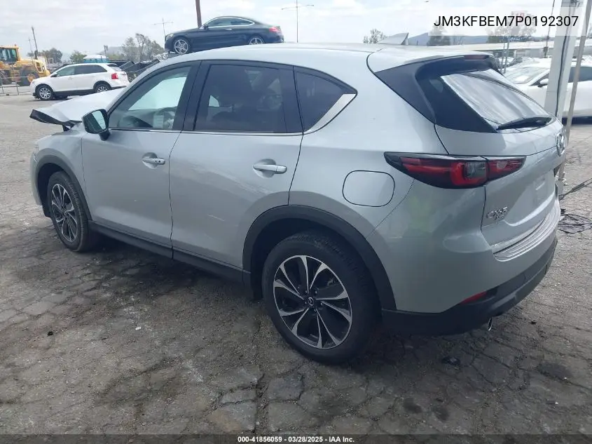 2023 Mazda Cx-5 2.5 S Premium Plus VIN: JM3KFBEM7P0192307 Lot: 41856059
