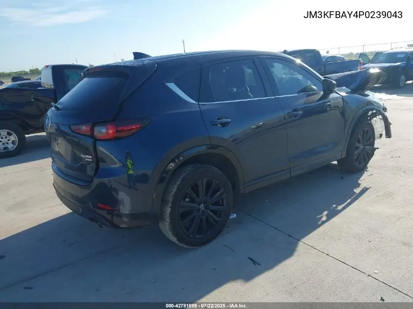 2023 Mazda Cx-5 2.5 Turbo VIN: JM3KFBAY4P0239043 Lot: 42781899