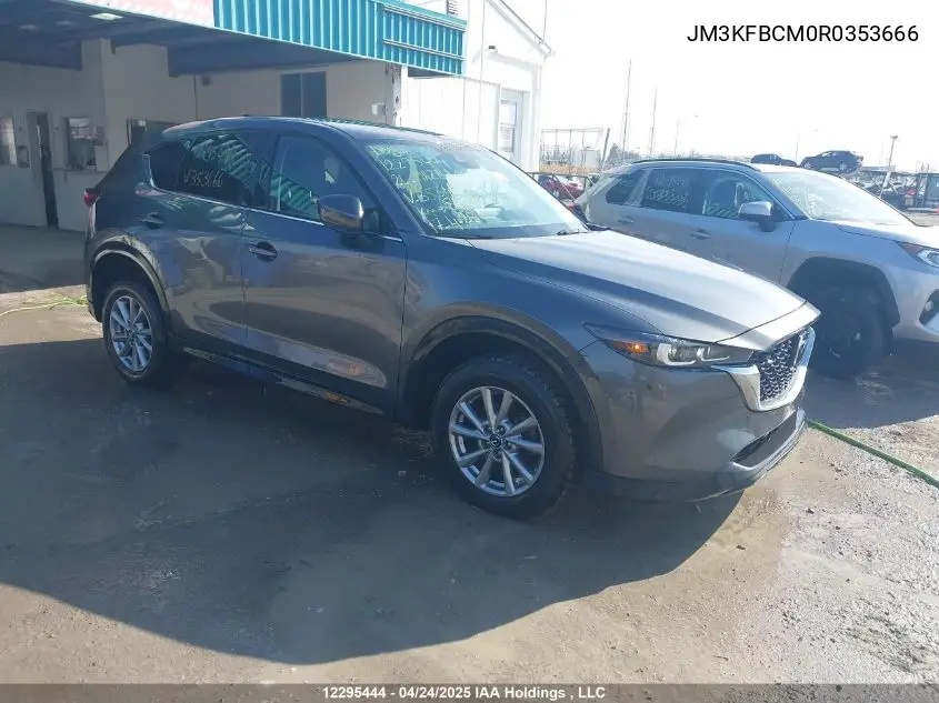2024 Mazda Cx-5 Gs/Kuro VIN: JM3KFBCM0R0353666 Lot: 12295444