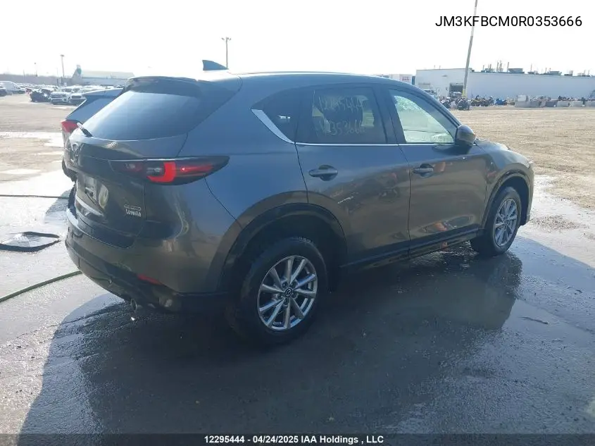 2024 Mazda Cx-5 Gs/Kuro VIN: JM3KFBCM0R0353666 Lot: 12295444
