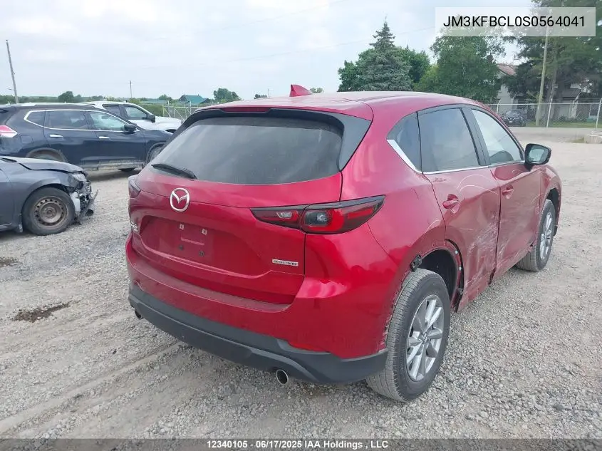 2025 Mazda Cx-5 Preferred VIN: JM3KFBCL0S0564041 Lot: 12340105