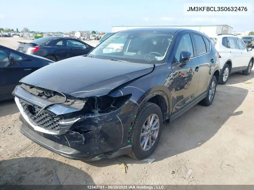 2025 Mazda Cx-5 Preferred VIN: JM3KFBCL3S0632476 Lot: 12343751