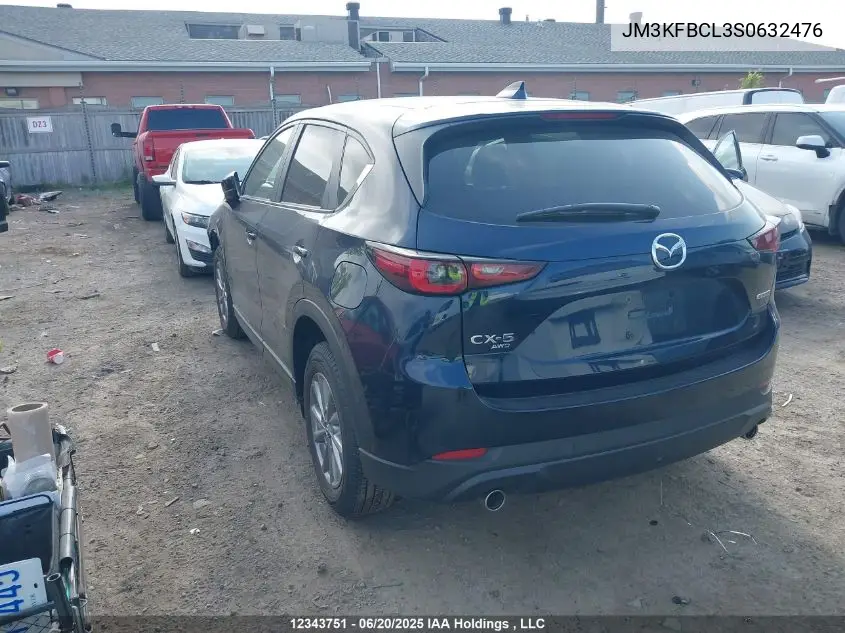 2025 Mazda Cx-5 Preferred VIN: JM3KFBCL3S0632476 Lot: 12343751