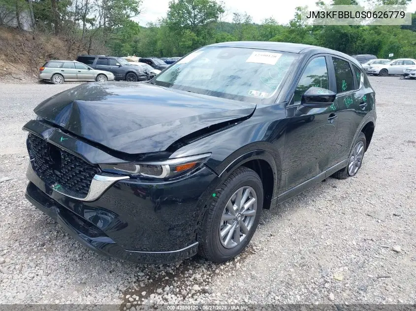 2025 Mazda Cx-5 2.5 S Select VIN: JM3KFBBL0S0626779 Lot: 42590120