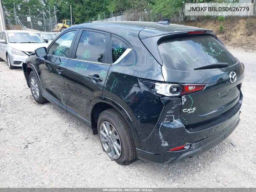 2025 Mazda Cx-5 2.5 S Select VIN: JM3KFBBL0S0626779 Lot: 42590120