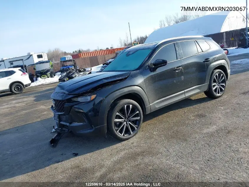 2024 Mazda Cx-50 VIN: 7MMVABDMXRN203067 Lot: 12259610