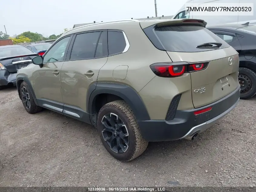 2024 Mazda Cx-50 Gt W/Turbo/Meridian Edition VIN: 7MMVABDY7RN200520 Lot: 12339036