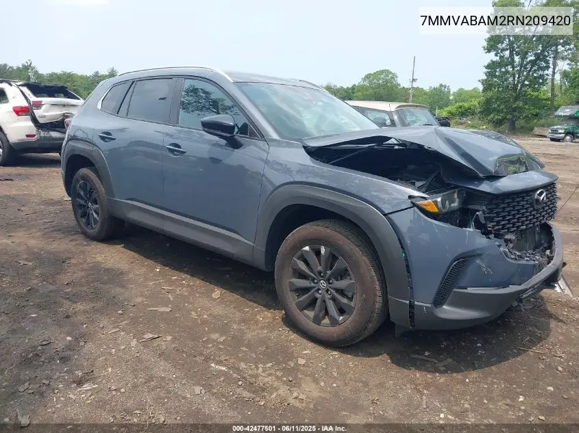 2024 Mazda Cx-50 2.5 S Select VIN: 7MMVABAM2RN209420 Lot: 42477501