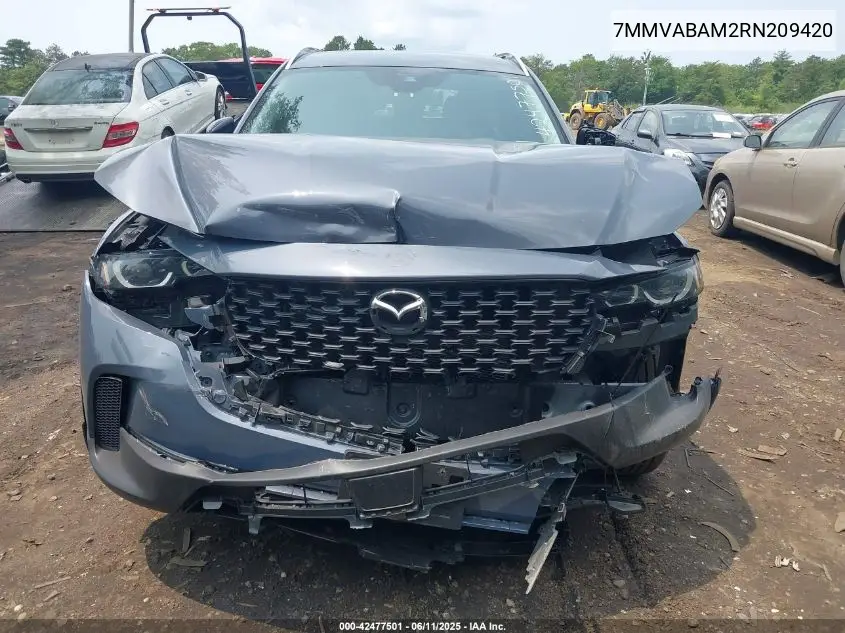 2024 Mazda Cx-50 2.5 S Select VIN: 7MMVABAM2RN209420 Lot: 42477501