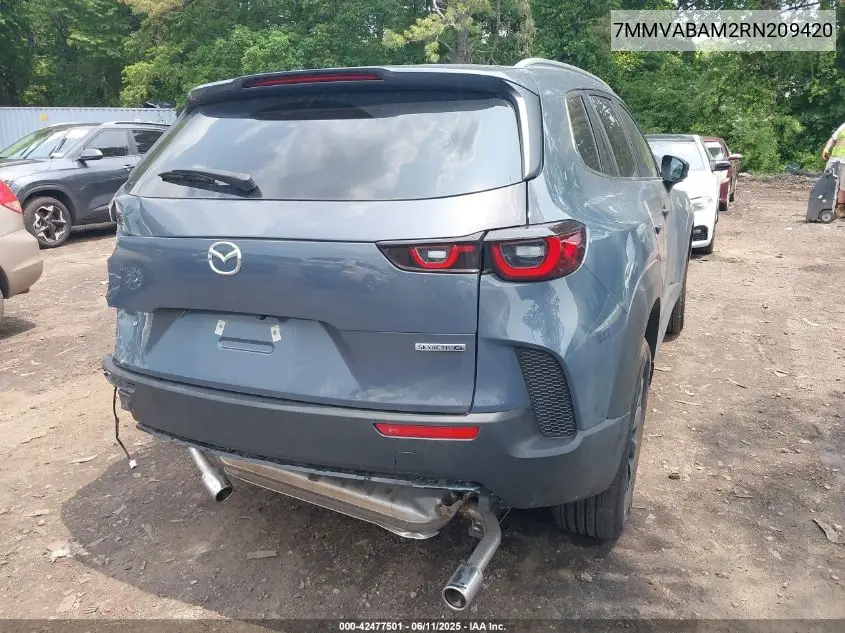 2024 Mazda Cx-50 2.5 S Select VIN: 7MMVABAM2RN209420 Lot: 42477501