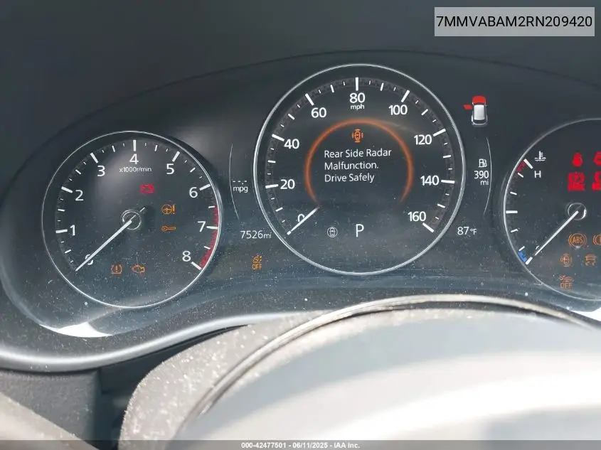 2024 Mazda Cx-50 2.5 S Select VIN: 7MMVABAM2RN209420 Lot: 42477501