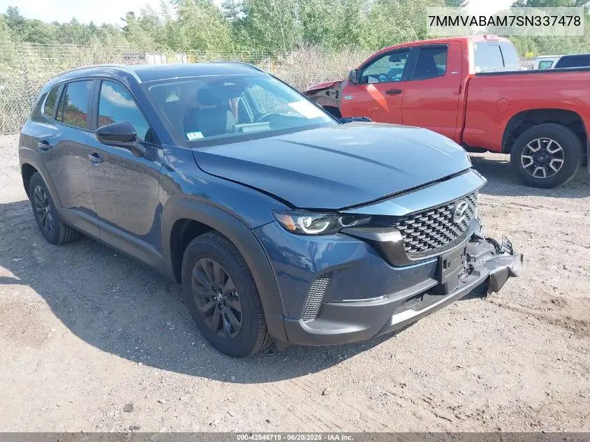 2025 Mazda Cx-50 2.5 S Select Package VIN: 7MMVABAM7SN337478 Lot: 42546719