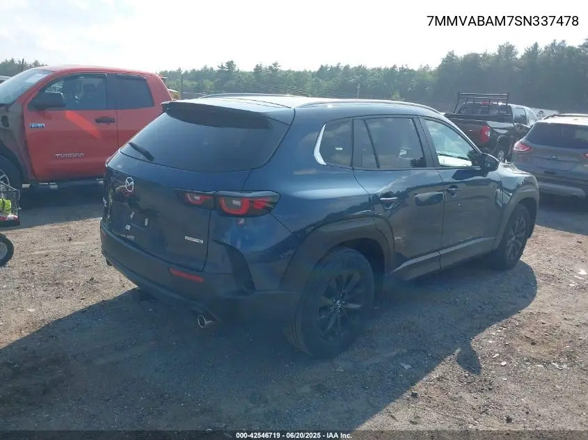2025 Mazda Cx-50 2.5 S Select Package VIN: 7MMVABAM7SN337478 Lot: 42546719