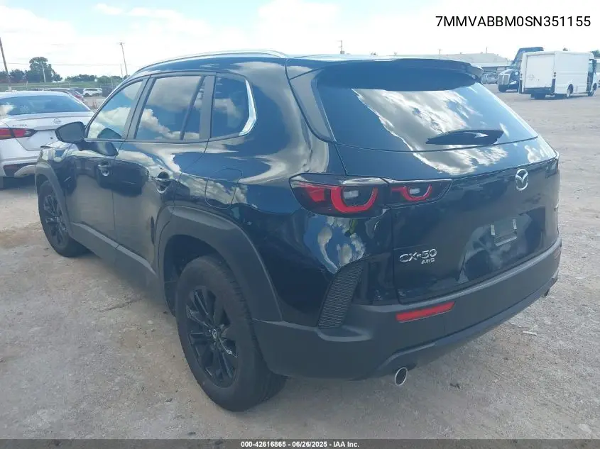 2025 Mazda Cx-50 2.5 S Preferred Package VIN: 7MMVABBM0SN351155 Lot: 42616865