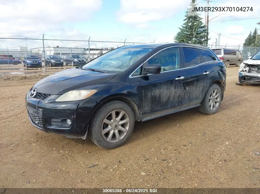 2007 Mazda Cx-7 Gs/Gt VIN: JM3ER293X70104274 Lot: 30065386