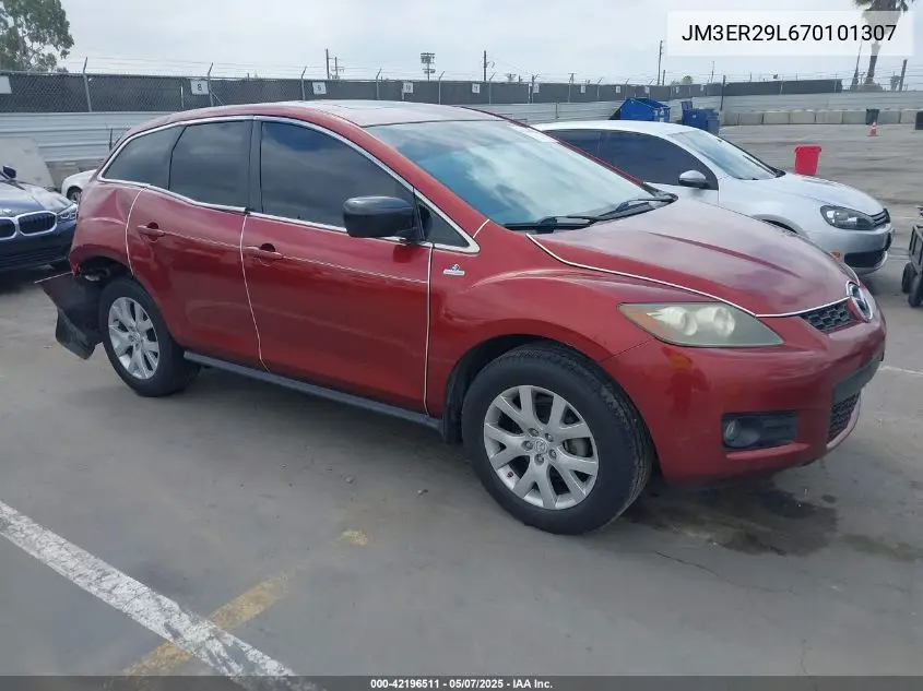 2007 Mazda Cx-7 Touring VIN: JM3ER29L670101307 Lot: 42196511