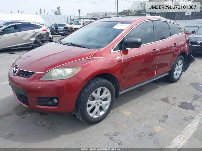 2007 Mazda Cx-7 Touring VIN: JM3ER29L670101307 Lot: 42196511
