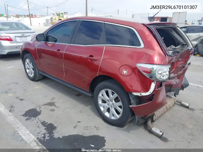2007 Mazda Cx-7 Touring VIN: JM3ER29L670101307 Lot: 42196511