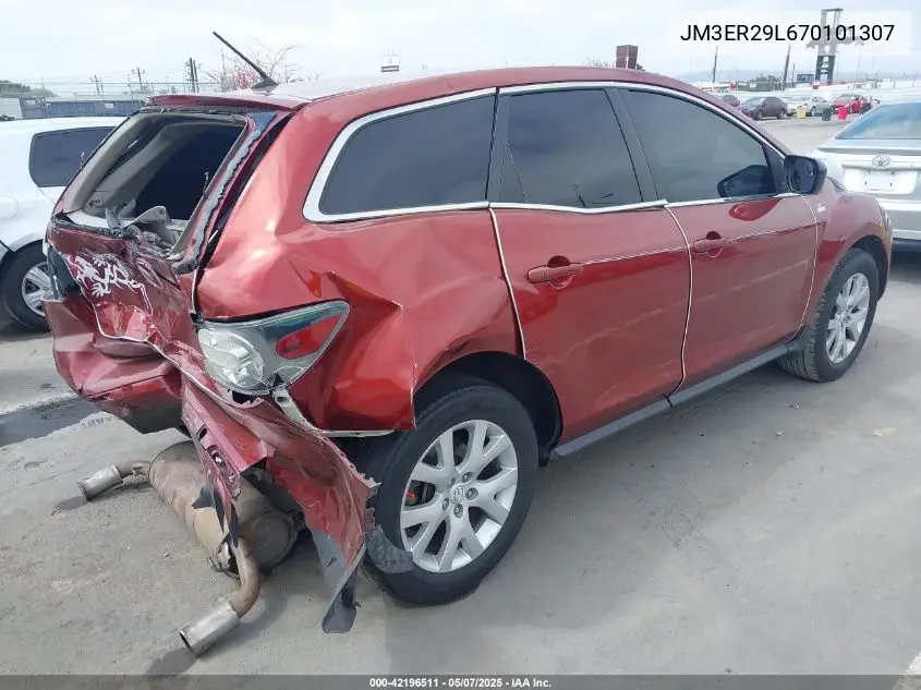 2007 Mazda Cx-7 Touring VIN: JM3ER29L670101307 Lot: 42196511