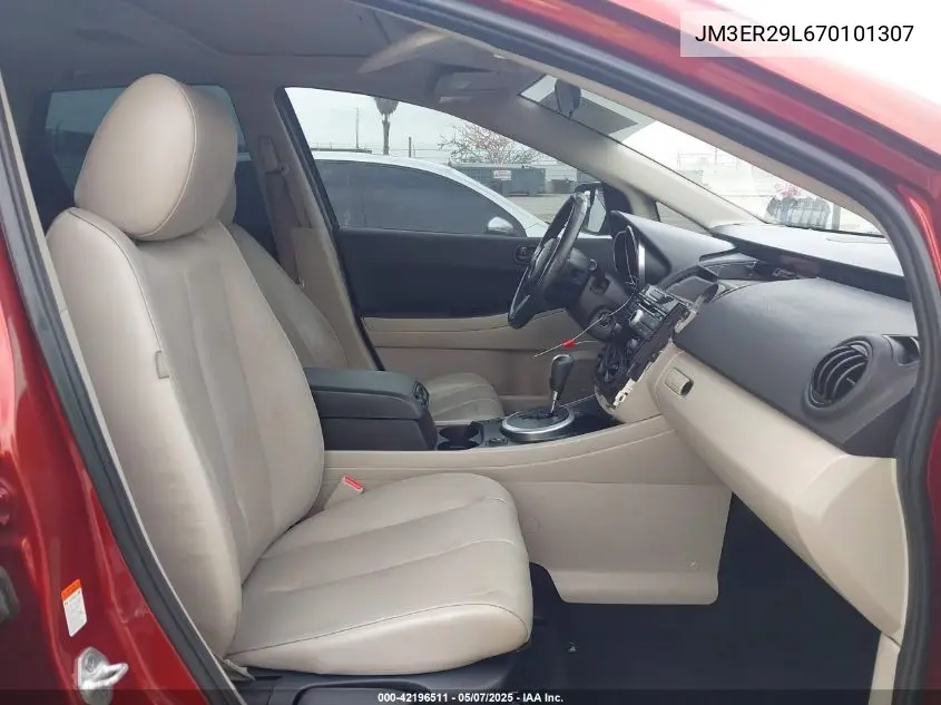 2007 Mazda Cx-7 Touring VIN: JM3ER29L670101307 Lot: 42196511